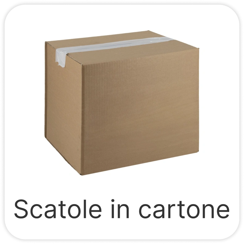 Scatole in cartone